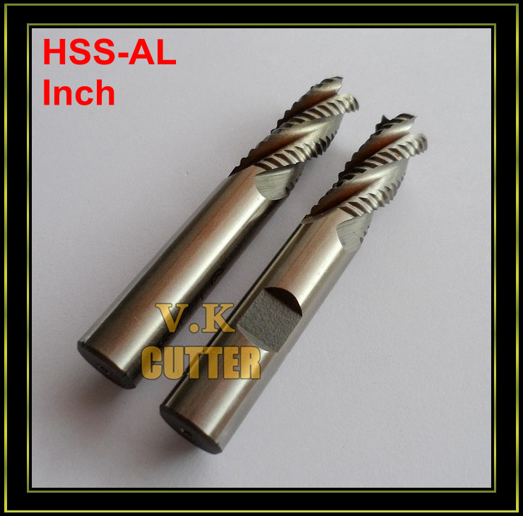 4F HSS-AL Inch Rough End Mills