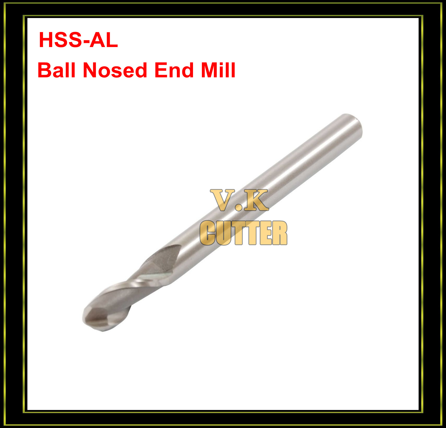 2F HSS-AL Ball Nosed End Mills